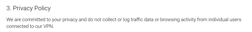 Privacy — No Logs Means Complete Privacy